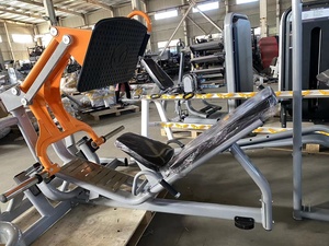 Hete Producten Commerciële Gymapparatuur Pin Geladen Krachttraining Hack Squat 45 Graden Beenpersmachine - Product Image 3