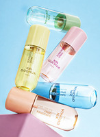 Vente en gros de flacons pulvérisateurs vides en PET rose de 100 ml, flacons pulvérisateurs cosmétiques de voyage, impression sérigraphique personnalisée, logo personnalisé
