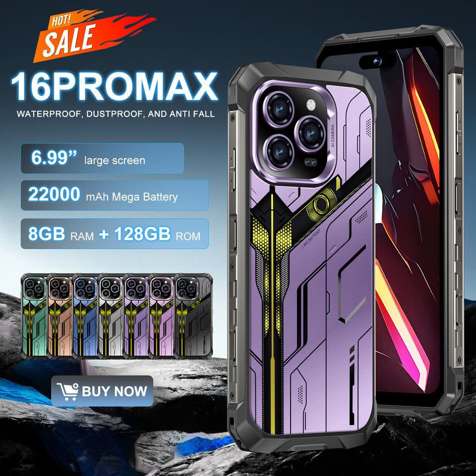 Best Unlocked Rugged 5G Smartphone 8GB RAM 1TB 22000mAh 6.9 Inch Dual ...