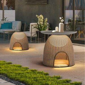 Table d'appoint solaire pour chat, étanche, pour patio, jardin, villa, terrasse - Product Image 4