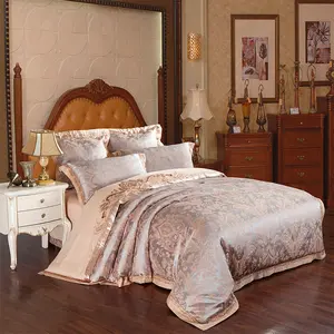 Lençol de algodão bordado, conjunto de roupa de cama em tecido de poliéster e algodão, super king size