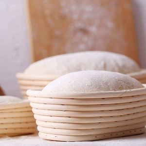 Cesta <span class=keywords><strong>de</strong></span> fermentación ovalada <span class=keywords><strong>de</strong></span> bambú y ratán resistente para masa madre, tipo Panadero Lino Couche, 25x15x8 cm - Product Image 6