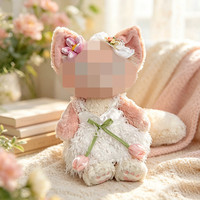 Vêtements cool pour poupée porte-clés en peluche, taille S, ensemble veste en cuir stylée [Uniquement les vêtements]
