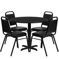 Ensemble de table et de chaises de restaurant de restauration rapide d'occasion à vendre