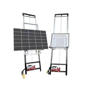 <span class=keywords><strong>Escalera</strong></span> de 4-30m <span class=keywords><strong>para</strong></span> la construcción de ascensores de paneles solares Pintura de edificios <span class=keywords><strong>Plataforma</strong></span> de elevación eléctrica de Tejas Este elevador de escaleras - Product Image 1