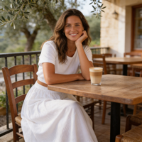 Ensemble deux pièces pour femme : Haut court à manches bouffantes en dentelle à œillets blancs et jupe midi taille haute – Vente en gros, faible MOQ, prix d'usine