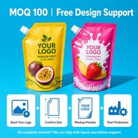 Sac d'emballage personnalisé avec emballage de buse Sac de liquide de liqueur de lait Sac d'emballage extérieur portable de qualité alimentaire Conception libre