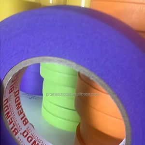 Cinta <span class=keywords><strong>de</strong></span> Enmascarar Automotriz <span class=keywords><strong>de</strong></span> Papel Crepé Acrílico Morado Premium, Adhesivo en Aerosol <span class=keywords><strong>de</strong></span> 110-130 Grados, Revestimiento Plástico Sin Residuos para Automóviles - Product Image 2