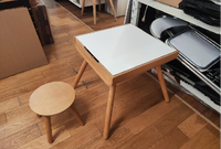 Ensemble de table d'étude pliable ergonomique en bois pour enfants, pour la chambre à coucher et la maison