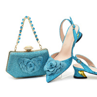 Ensemble Chaussures et Sac 2026 OEM ODM pour Femme, Mode Talon Haut, Design Assorti Élégant, Vente en Gros