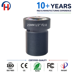 HS HS-2506 25mm M12 5MP <span class=keywords><strong>CCTV</strong></span> レンズ 1/2 インチフォーマット F/5.6 マニュアルフォーカス FOV 18.6 AI 医療画像診断カメラ - Product Image 1