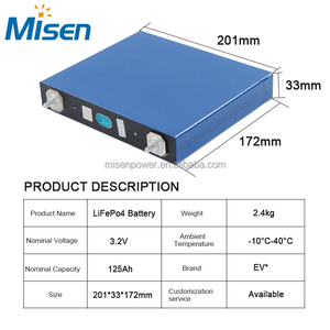 Nouveau stock en gros Ev Grade A prismatique 3.2v 125ah 150ah <span class=keywords><strong>Lf125</strong></span> Lf150 cellule de batterie solaire Lifepo4 pour le stockage d'énergie à domicile - Product Image 2
