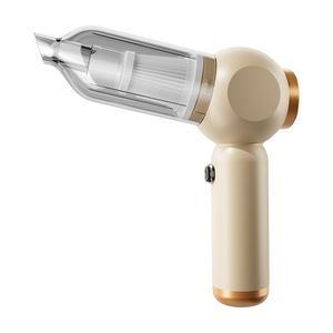 Wireless Car <b>Vacuum</b> Cleaner Mini <b>Portable</b> Rechargeable For Car Home Use Beige - Product Image 3