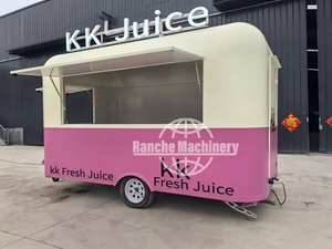 Mobile Food Truck 5.5m <b>Stainless</b> <b>Steel</b> Snack Food & Ice Cream Trailer with Rust Resistant Features for Europe Vendors - Product Image 4