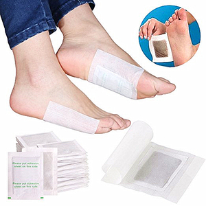Patchs détoxifiants pour les pieds, 20 pièces/boîte, pansements naturels à base de plantes, détoxification corporelle, élimination de l'humidité, amélioration du sommeil, produit de soin des pieds - Product Image 5