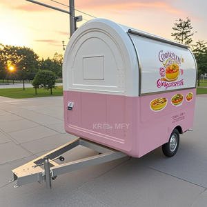 Camión de Comida Móvil Personalizado para Helados, Modelo Redondo de 3m, Camión de Café, Panadería, Remolque de Comida, Carrito de Venta de Hot Dogs - Product Image 3