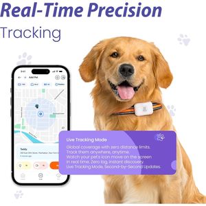 Traceur GPS intelligent pour chiens et chats, localisation en temps réel, fixation sur collier Bluetooth, étanche, batterie longue durée - Product Image 2