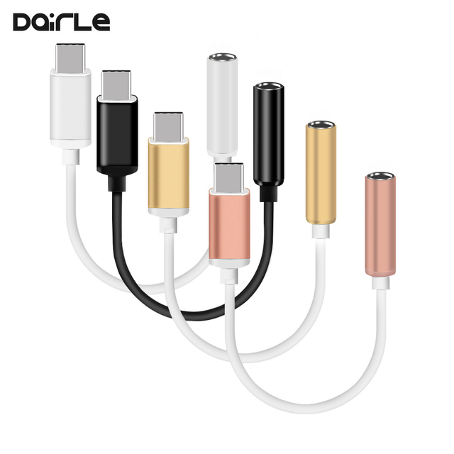 Type-C to 3.5mm Digital Audio Adapter Cable DC Output Aluminum Alloy Charging & Music for P40/P40 Pro