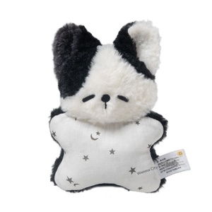 Divertente Peluche a Forma di Mucca e Gatto in Poliestere, Dimensioni Palmare, Bambola Gattino Carina, Figurina Spremibile, Regalo di Compleanno Unisex - Product Image 5