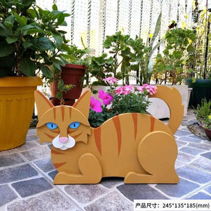 <span class=keywords><strong>Maceta</strong></span> <span class=keywords><strong>de</strong></span> Jardín con <span class=keywords><strong>Forma</strong></span> <span class=keywords><strong>de</strong></span> <span class=keywords><strong>Gato</strong></span> <span class=keywords><strong>de</strong></span> Madera para Ensamblar, Macetero <span class=keywords><strong>de</strong></span> <span class=keywords><strong>Gato</strong></span> para Jardín, <span class=keywords><strong>Maceta</strong></span> para Flores <span class=keywords><strong>de</strong></span> Exterior - Product Image 5