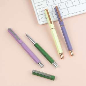 Luxury Hexagonal Metal Ballpoint <b>Pen</b> Customizable LOGO Signature <b>Pen</b> Suitable for Corporate Promotion and As Various Gifts - Product Image 2