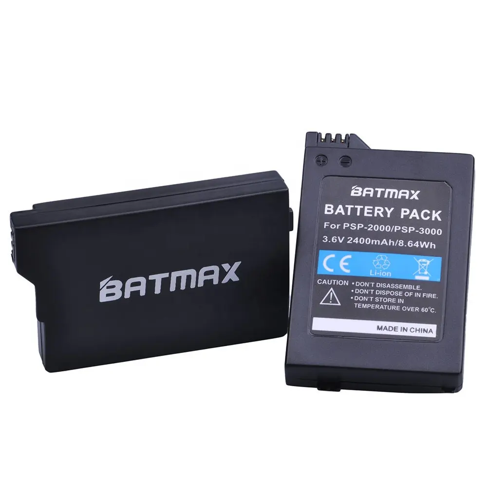 BATMAX 3.6V 2400mAh PSP 2000 Batteries for Sony PSP2000 PSP3000 PSP 3000 Console