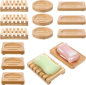 Soporte de madera personalizado para jabón en barra para ducha, bandeja de madera para ahorrar jabón, estuche de viaje, caja de bambú para jabón. - Product Image 1