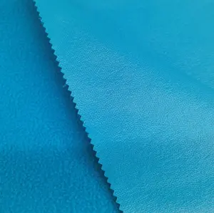 100% polyester pas cher polaire tissu microfibre TPU extérieur manteau et veste tissé et uni à motifs"