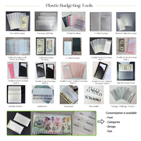 Meilleure vente : Pochette de classement en plastique PP pour argent, format A5 A6 A7, sans languettes, sans fermeture éclair, ouverture latérale, pochette à monnaie, enveloppe givrée personnalisée