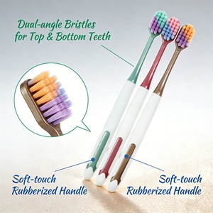 <span class=keywords><strong>Cepillo</strong></span> <span class=keywords><strong>de</strong></span> <span class=keywords><strong>Dientes</strong></span> Manual Personalizado para Adultos, con Cerdas Suaves, Mango Ergonómico, Higiene Bucal, Popular - Product Image 5
