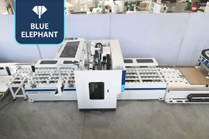 Línea de Producción de Alta Eficiencia ET7 con Unidad CNC para Ranurado y Perforación de Paneles de Puertas de Gabinetes para Muebles de Panel - Product Image 3