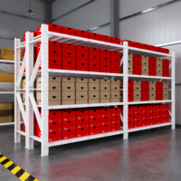 Capacité de charge concurrentielle d'étagère de support d'entrepôt d'étagère de support de stockage de 300kg-500kg par étagère de support en métal de niveau