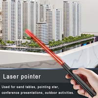 Puntero Láser Rojo de Alta Potencia con Carga Tipo-C y Línea Láser Verde Recta de Largo Alcance