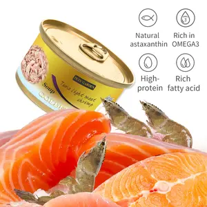 Golden Cat tonno Light Meat & Chicken & Crab Flavor Jelly Soup 80 grammo 170 grammo cibo umido per gatti in scatola cibo per animali domestici