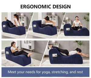 Fauteuil de yoga compressé en éponge haute densité, nouveau modèle, vente en gros d'usine - Product Image 5