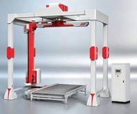 Machine d'emballage automatique de palettes à bras rotatif entièrement automatique pour les caisses de jus d'orange