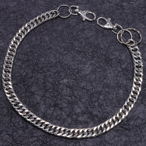 Cadena de cintura de aleación de zinc estilo hip hop con doble anillo, accesorio de estilo urbano para uso diario - Product Image 2