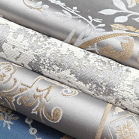 Tissu Jacquard Brocart Africain en Polyester de Haute Qualité M&Y 2026, Motif Teint, pour Papier Peint et Nappe – Prix de Gros