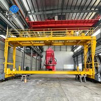 Pont roulant électrique pour couvercles de hublots 15, 20, 25 tonnes pour pont de navire, contrôle PLC, certifié BV DNV ISO
