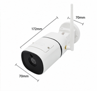 Caméra de sécurité sans fil PTZ extérieure 5MP WiFi, caméra CCTV avec vision nocturne infrarouge, surveillance domestique
