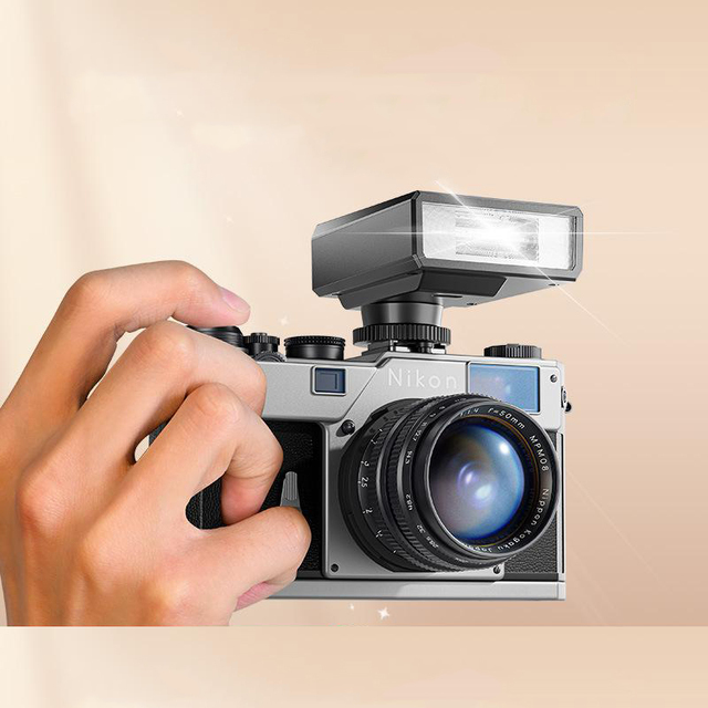 Mini on Camera Flash Speedlight Hot Shoe Mount Photography Flash Light for DSLR Camera Nikon Canon Sony Portable Flash Unit