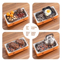 Barbecues d'extérieur commerciaux en acier inoxydable, barbecue portable pliable au charbon de bois pour l'extérieur