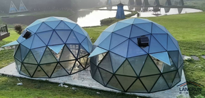 <span class=keywords><strong>Geo</strong></span> Dome Huis Grote Geodetische Koepel Kit Tenten Glamping Tuin Glas Polycarbonaat Iglo Koepel Huis - Product Image 4