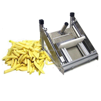 Machine à découper les chips de pommes de terre ondulées, machine à trancher les pommes de terre commerciale pour couper les pommes de terre