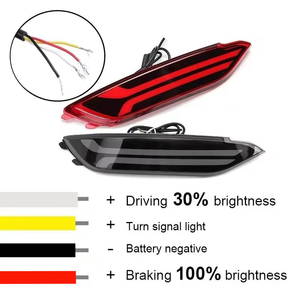 2 Luces LED Traseras para Coche, Luz Antiniebla, Direccional, de Freno, Reflector para <span class=keywords><strong>Hyundai</strong></span> <span class=keywords><strong>Tucson</strong></span> 2015 <span class=keywords><strong>2016</strong></span> 2017 2018 2019 2020 - Product Image 3