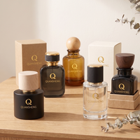 Vente en gros de flacons de parfum gravés, flacons de parfum de 50 ml avec boîte personnalisée