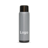 Bouteille d'eau isotherme grande capacité, durable, sûre, pratique et réutilisable en métal pour le bureau