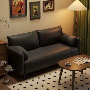 Nouveau canapé de style oreille d'éléphant en tissu vertical pour salon, petit appartement, chambre d'hôtes ou chambre à louer, deux ou trois places - Product Image 1