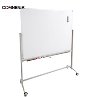 Muebles escolares integrales, pizarra blanca de porcelana, tablero magnético de borrado en seco para colgar en la pared para uso en el aula y la Oficina, hecho de plástico