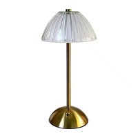 Lampe de table LED sans fil rechargeable en cristal, classique, élégante, de luxe, pour bar, restaurant, cadeau, décoration de mariage, événement